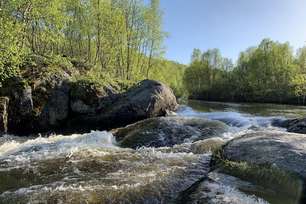 Водопад на реке Лавна